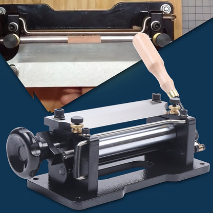 Kunstleer Splitter – Kunstleer Schroefmachine – Handmatige Peeling Machine – Leren Schiller – Lederen Afschilapparaat – Verstelbare Dikte 2-6 mm – Robuust Staal & Houten Handgreep