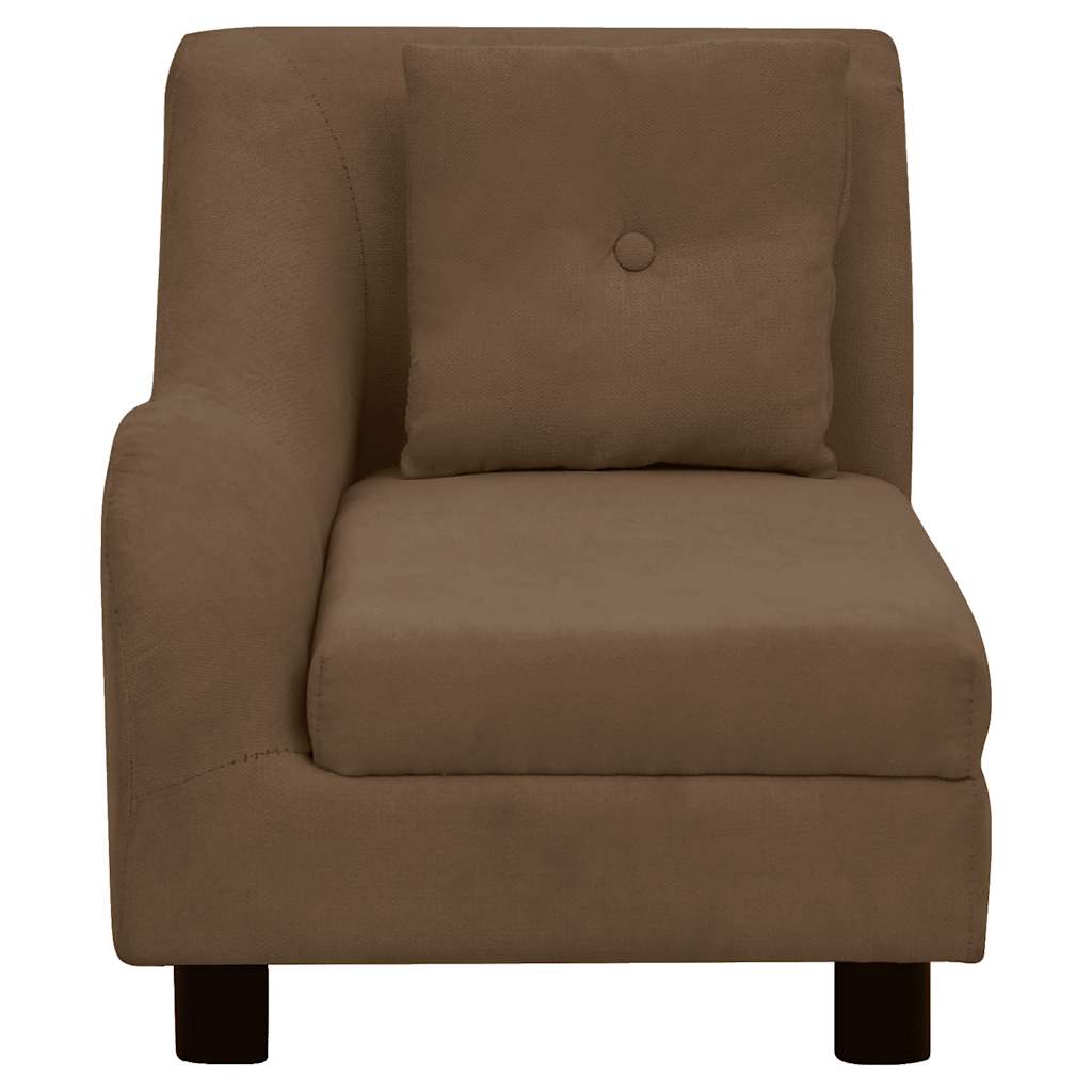 Dierenbank Hond Kat – Huisdierbank – Hondenbed – Kattenmand – Pet Sofa – Stevig Houten Frame – Wasbare Pluche Bekleding – Groot Bruin