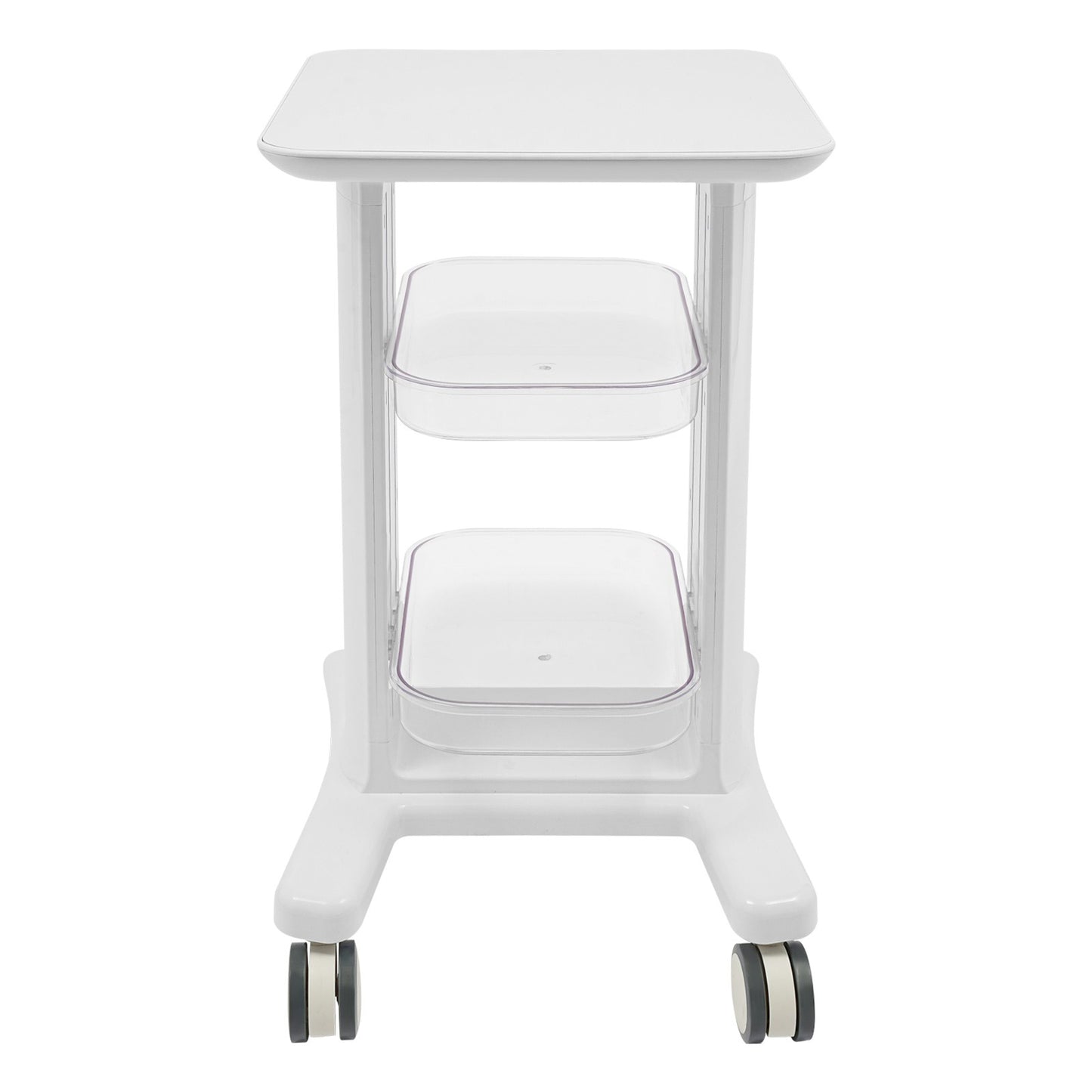3-Tier No Assembly Needed Storage Cart Professional Beauty Salon Storage Trolley, Beauty Trolley, Salon Organization, Sleek Organizer, Compact Design, Durable Construction, Easy to Clean, Mobile Storage Unit, Storage Organize