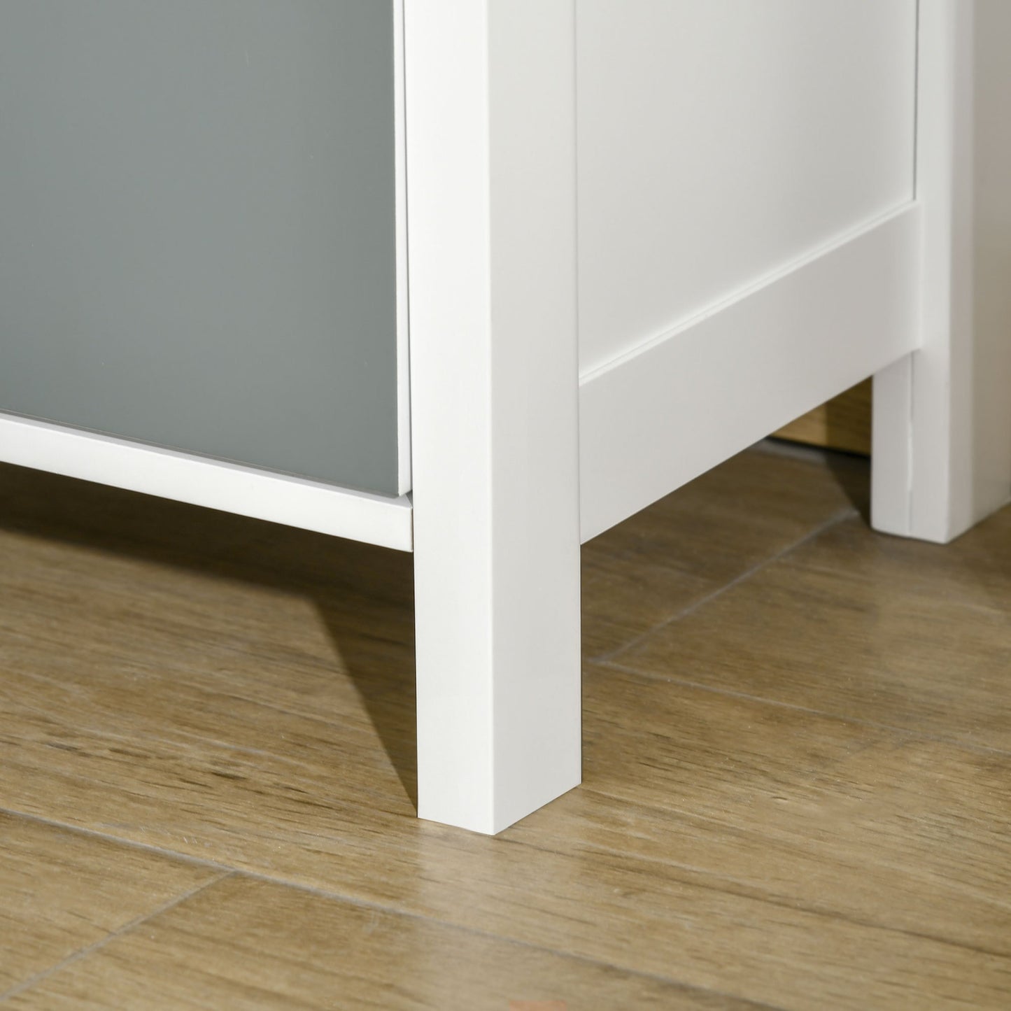 Ladekast – Ladenkast – Kommode – Dressoir – Opbergkast – 5 Lades – MDF Met Metalen Schelphandgrepen – Compact 45x30x95,4 cm
