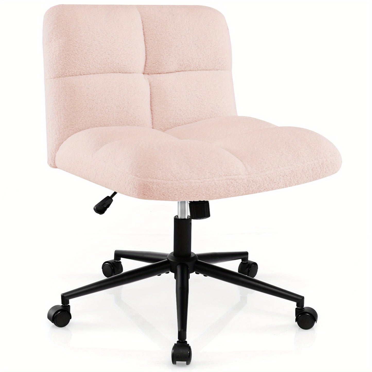 Bureaustoel – Kantoorstoel – Gamestoel – Draaistoel – Bureaukruk – Roze – Ergonomisch Comfort – Verstelbare Hoogte 49-57 cm