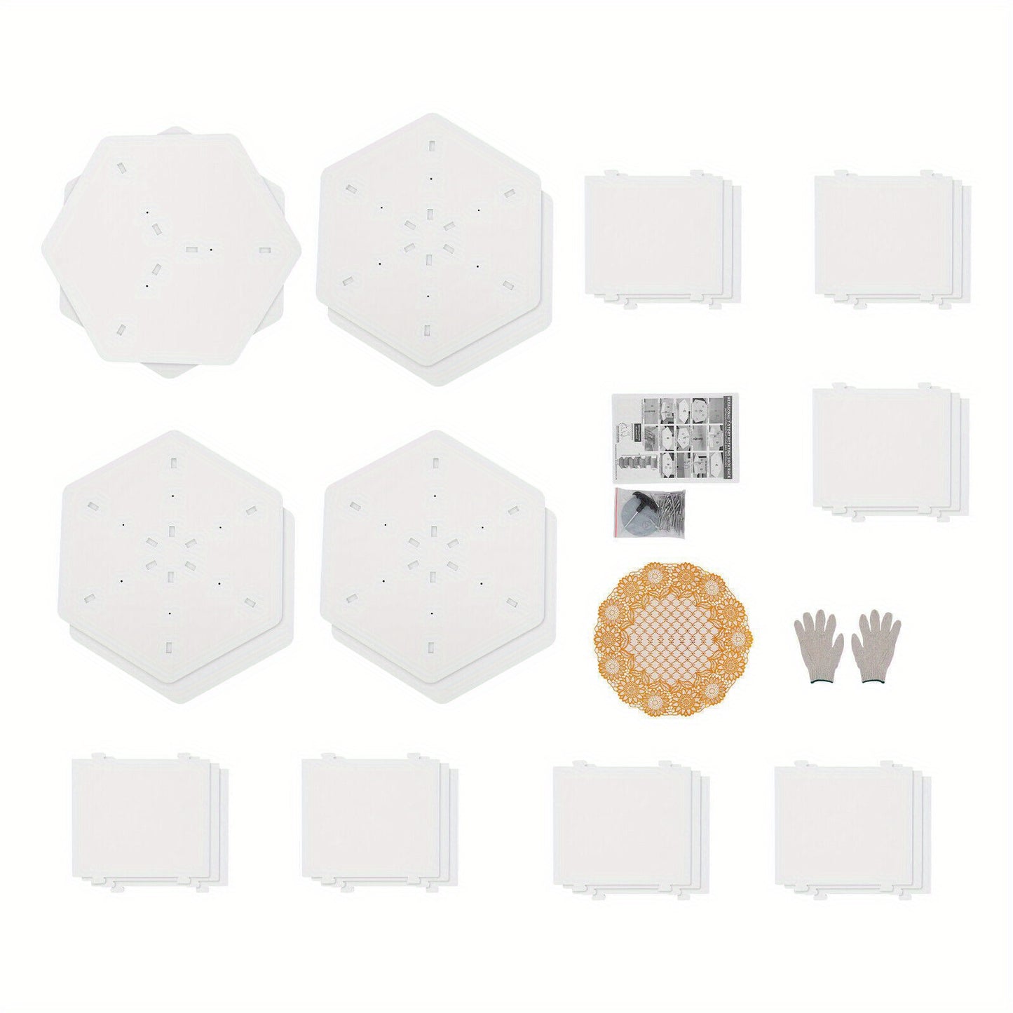 7-laags Draaibaar Schoenenrek – Schoenenkast – Schoenentoren – Schoenhouder – Schoenopberger – 360° Rotatie – Duurzaam PVC Wit
