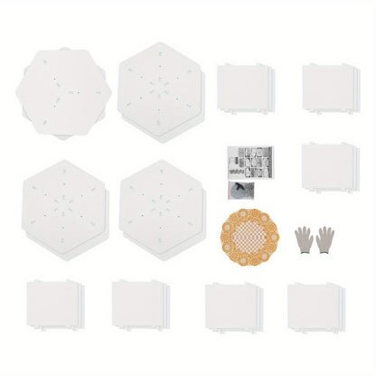 7-laags Draaibaar Schoenenrek – Schoenenkast – Schoenentoren – Schoenhouder – Schoenopberger – 360° Rotatie – Duurzaam PVC Wit