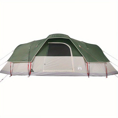 Koepeltent – Dometent – Familie Tent – Camping Tent – Groene Tent – 11 Personen – Waterdicht Polyester – Stevig TPU Frame