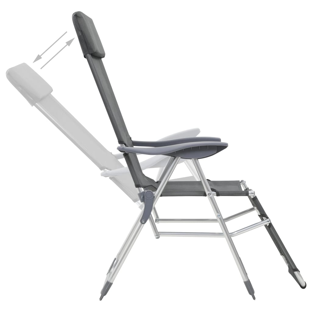 Campingstoel – Vouwstoel – Klapstoel – Visstoel – Tuinstoel – Aluminium Frame – Verstelbare Rugleuning 5-standen