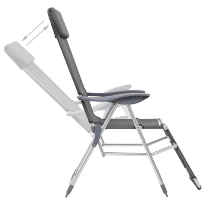 Campingstoel – Vouwstoel – Klapstoel – Visstoel – Tuinstoel – Aluminium Frame – Verstelbare Rugleuning 5-standen