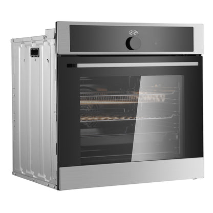 Inbouwoven – Elektrische Oven – Muuroven – Bakoven – Conventionele Oven – 76 Liter Inhoud – 16 Functies & Pyrolytische Zelfreiniging