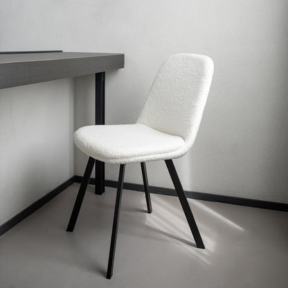 Dining Chairs, Set of 2, Soft Upholstery for Year-Round Comfort, Sturdy Metal Construction, 44*41*84Cm