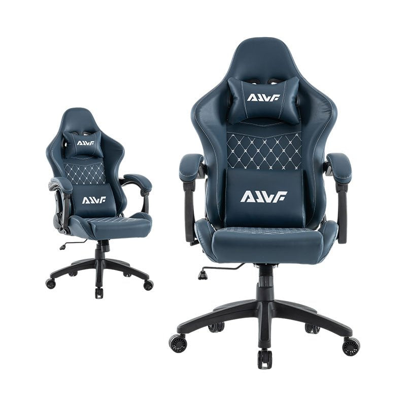 Gamingstoel – Ergonomische Zitzak – Bureaustoel Gaming – Gamestoel Met Voetensteun – Racing Gamer Chair Blauw – Verstelbare Rugleuning – Built-in Pocketveren Kussen