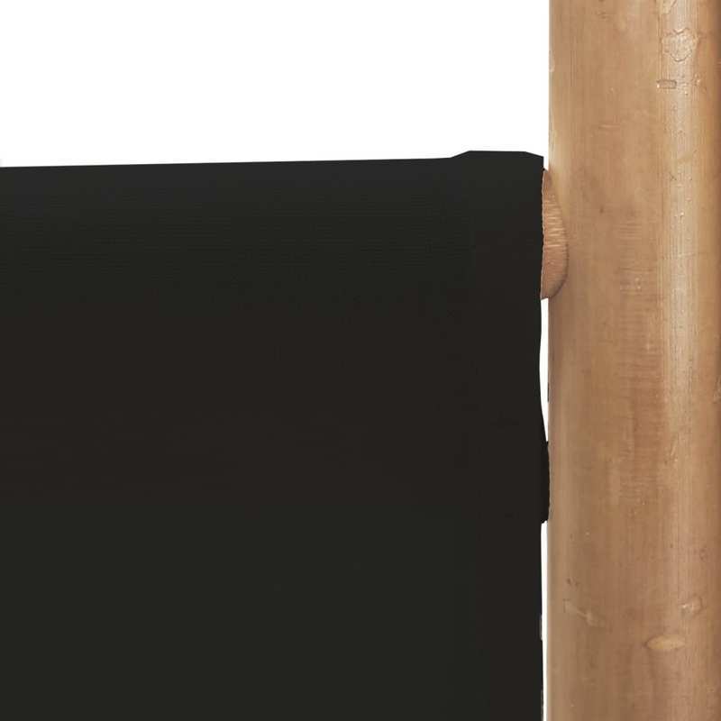 Kamerscherm 5-panelen inklapbaar 200cm bamboe en canvas, Office Partition, Privacy Screen, Minimalist Decor, Stylish Partition, Canvas Panel, Folding Screen, Portable Partition, Apartment Dwellers