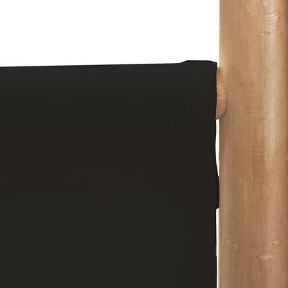 Kamerscherm 5-panelen inklapbaar 200cm bamboe en canvas, Office Partition, Privacy Screen, Minimalist Decor, Stylish Partition, Canvas Panel, Folding Screen, Portable Partition, Apartment Dwellers