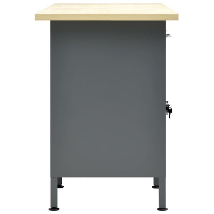 Werkbank – Werktafel – Werkstation – Gereedschapsbank – Werkbank Met Laden – Zwart – Draagvermogen 500 kg – 6 Laden Met Kogellagers