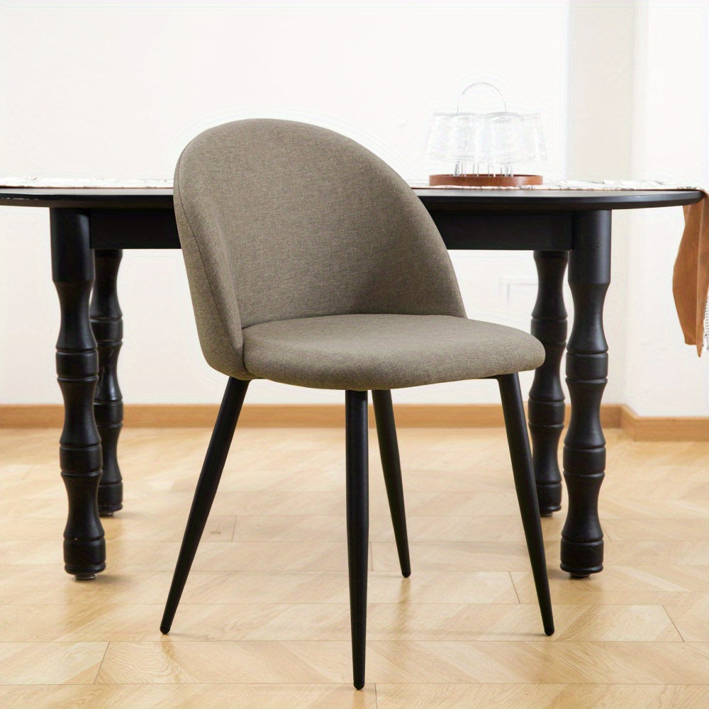 Eetkamerstoelen – Stoelen – Zitmeubilair – Kantoorstoelen – Designstoelen – Ergonomisch Linnen – Gepoedercoat Metaal