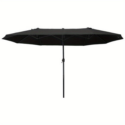 Parasol – Tuinparasol – Balkonparasol – Terrasparasol – Stokparasol – Ovaal 460x270x240 cm – Weerbestendig Stof – Stevige Handgreep