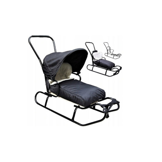 Slee – Rodel – Winter slee – Kinderslee – Lig slee – 5-in-1 Multifunctioneel Design – Stevig Stalen Frame & Waterafstotende Kap