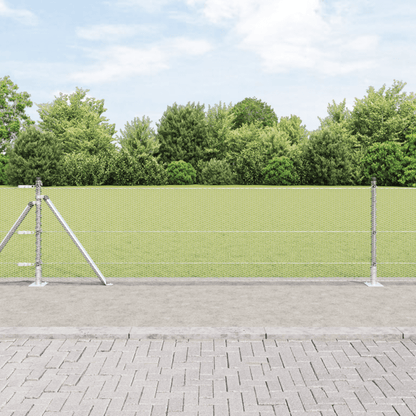 7pcs 32mm Heavy-Duty Metal Garden Trellis Posts, 0.6x10m - Sturdy Base Support for Recinzione Esagonale, Durable Outdoor Plant Protection, Garden Trellis for Climbing Plants, Structural Support, Sleek Appearance, Quality Cons