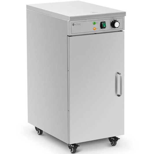 Warming Cabinet Plate Warmer with Wheels for 60 Plates, 29 cm Diameter, 600 W