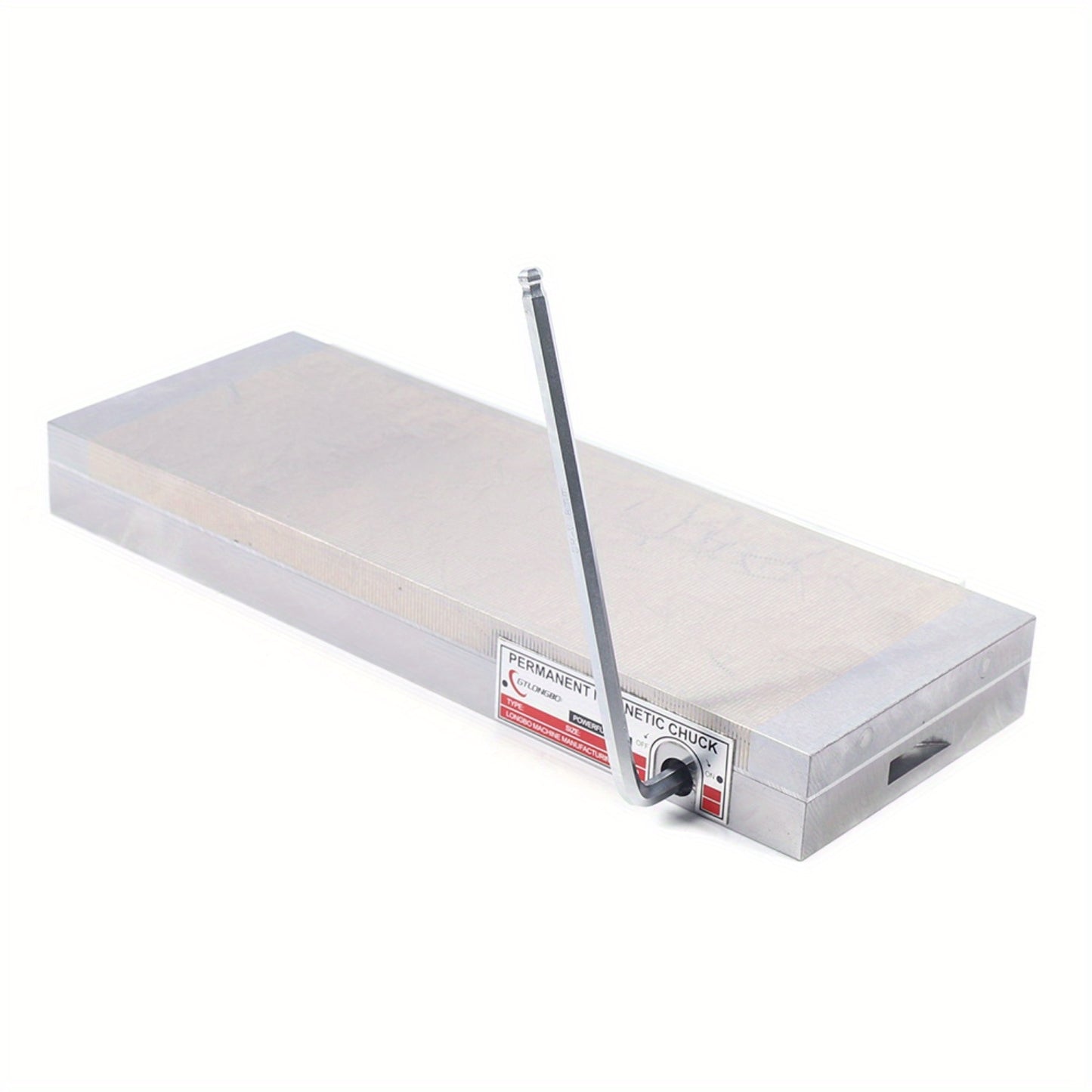 Magneetplaat – Magnetische Spanningsplaat – Permanente Magneetplaat – Klemplaat – Magnetisch Werkstukhouder – 40x10 cm – Messing Materiaal – Geen Stroomvoorziening Nodig