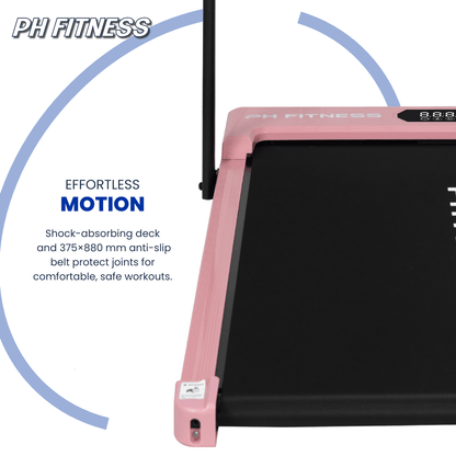 Loopband – Wandelband – Walking Pad – Treadmill – Hardloopband – Inklapbaar – 1,3 PK Motor – Bluetooth & LCD Display