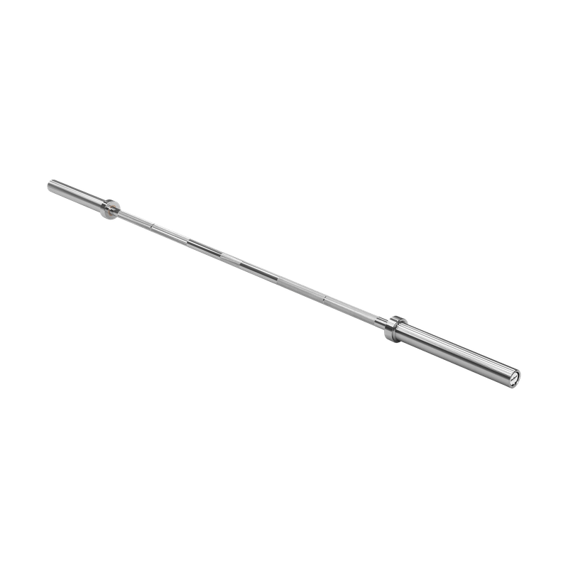 Olympische Halterstang – Olympische Barbell – Gewichthefstang – Krachtstang – Barbell Stang – 220 cm Lengte – 20 kg Gewicht – Chroomgeplateerd Staal – Draaggewicht 310 kg