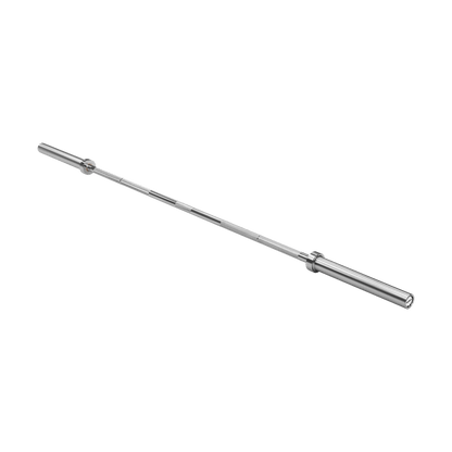 Olympische Halterstang – Olympische Barbell – Gewichthefstang – Krachtstang – Barbell Stang – 220 cm Lengte – 20 kg Gewicht – Chroomgeplateerd Staal – Draaggewicht 310 kg
