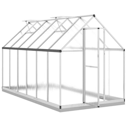 Kweektent – Kweekkas – Broeikas – Groeikas – Growtent – Aluminium Frame – Transparante Polycarbonaat Panelen – 334x169x202 cm – Weerbestendig & Ventilatie