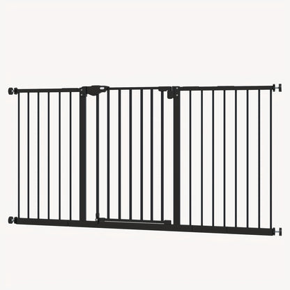 Hondenhekje – Huisdierenhek – Traphekje – Veiligheidshekje – Deurhekje – 135,89x76,2 cm – Aluminium & Kunststof – Bevestiging Zonder Boren