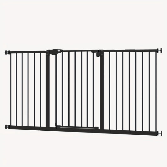 Hondenhekje – Huisdierenhek – Traphekje – Veiligheidshekje – Deurhekje – 135,89x76,2 cm – Aluminium & Kunststof – Bevestiging Zonder Boren