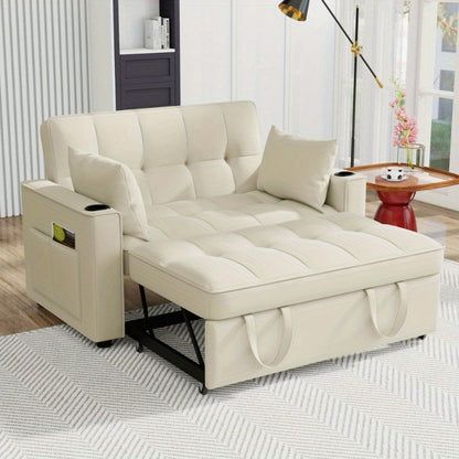 Slaapbank – Bedbank – Klapbank – Sofa Bed – Logeerbed – Ruimtebesparend Design – Duurzaam Niet-Houten Materiaal