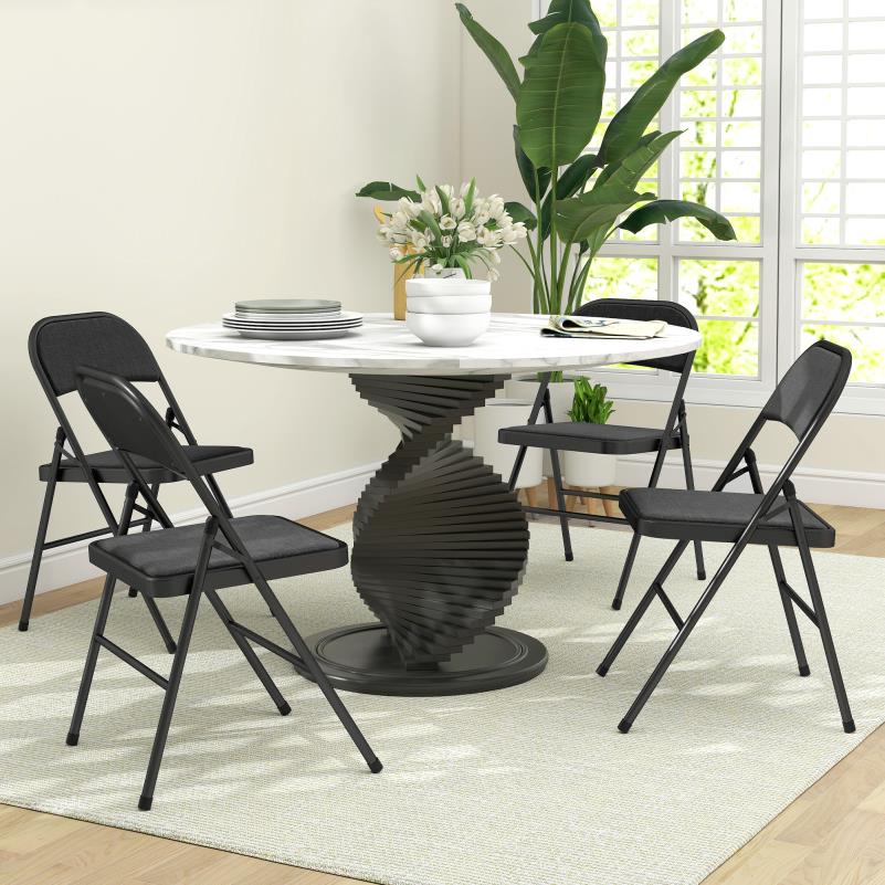 Vouwstoelen – Klapstoelen – Bureaustoelen – Vergaderstoelen – Wachtkamerstoelen – Ergonomisch Ontwerp – Geheugenfoam Zit- en Rugkussen – Sterk Stalen Frame – Compact Opvouwbaar