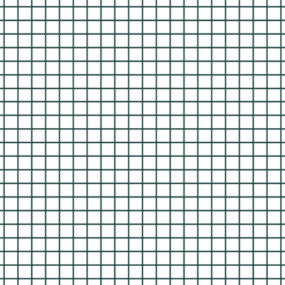 Recinzione in Rete Saldati con 13 Picchetti Verde 1.6 x 2.5m Acciaio
