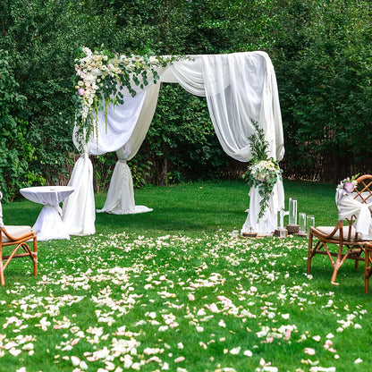 Tuinpaviljoen – Pergola – Prieel – Overkapping – Partytent – Wit Metalen Frame – Waterdicht Canopy – 180x270 cm – Stevig Metalen Pergola Met Ritssluiting