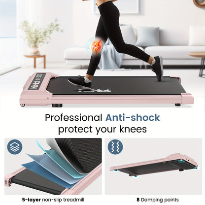 Loopband – Wandelband – Walking Pad – Wandelmachine – Treadmill – Inklapbaar – 12 Programma’s – Stil 0,6HP DC Motor – Compact Loopvlak 90x37,5 cm