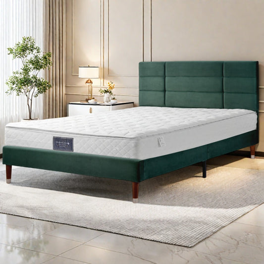 Matras – Tweepersoonsmatras – Slaapsysteem – Pocketveringmatras – 7-Zones Matras – 160x200x25 cm – Medium Stevig H3 – Ademend Polyester Hoes