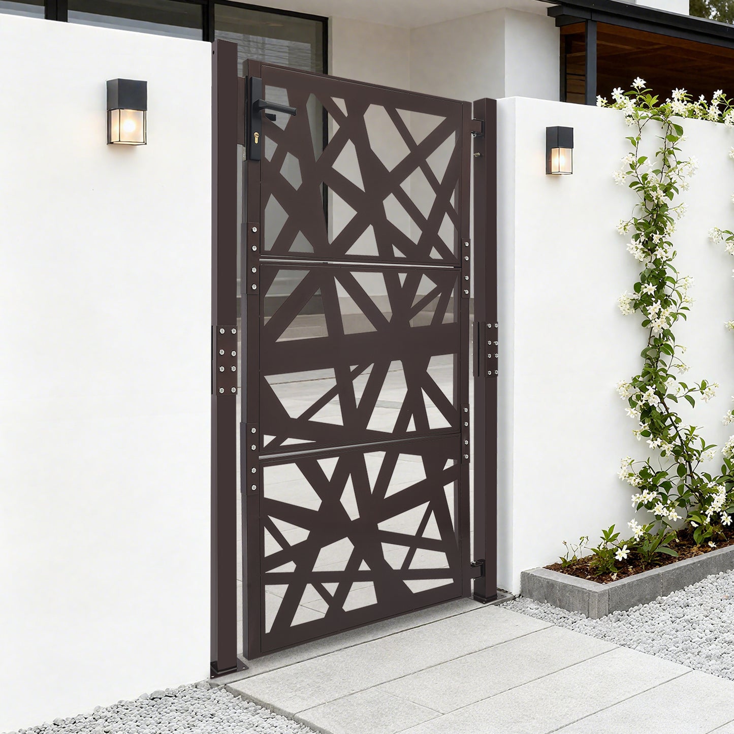 Garden Gate, Outdoor Garden Entrance Gate, Garden Metal Gate