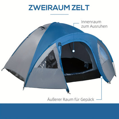 Tuin Iglo Tent – Koepeltent – Kampeertent – Buitentent – Festivaltent – Waterdicht – 4 Seizoenen – Muggennet – Draagtas