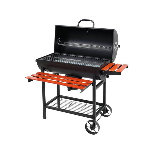 Charcoal Grill with Lid, 71x34.5 cm, for BBQ Enthusiasts