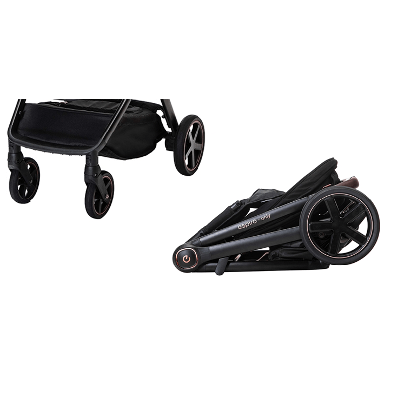 Kinderwagen – Buggy – Wandelwagen – Pram – Loopwagen – Compact en Lichtgewicht – Draagvermogen Tot 22 Kg