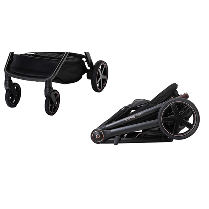 Kinderwagen – Buggy – Wandelwagen – Pram – Loopwagen – Compact en Lichtgewicht – Draagvermogen Tot 22 Kg