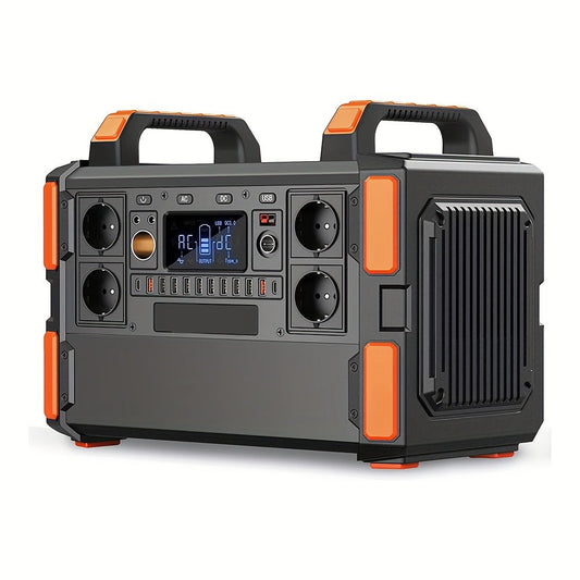 Portable Power Station – Draagbare Stroomgenerator – Mobiele Accu – Noodstroom – Powerbank – 1041.6Wh Capaciteit – 1000W Continu vermogen