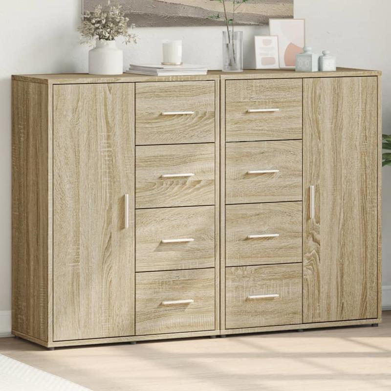 Sideboard – Dressoir – Opbergkast – Kast – Bruin Sonoma Eiken – Modern Design – Duurzaam Hout – 60x31x84 cm