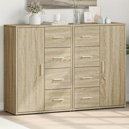 Sideboard – Dressoir – Opbergkast – Kast – Bruin Sonoma Eiken – Modern Design – Duurzaam Hout – 60x31x84 cm