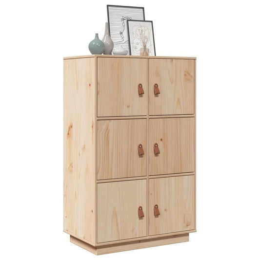 Tall Cabinet 67X40X108.5 Cm Solid Pine/Storage Cabinets/Tv Cabinets/Corridor Cabinets/Cabinets. This Modern Cabinet Has a Sturdy Wooden Structure, Resistant to Weather And Humidity, with a Classic Look. This Cabinet Offers Practical Storage Space, Allowin