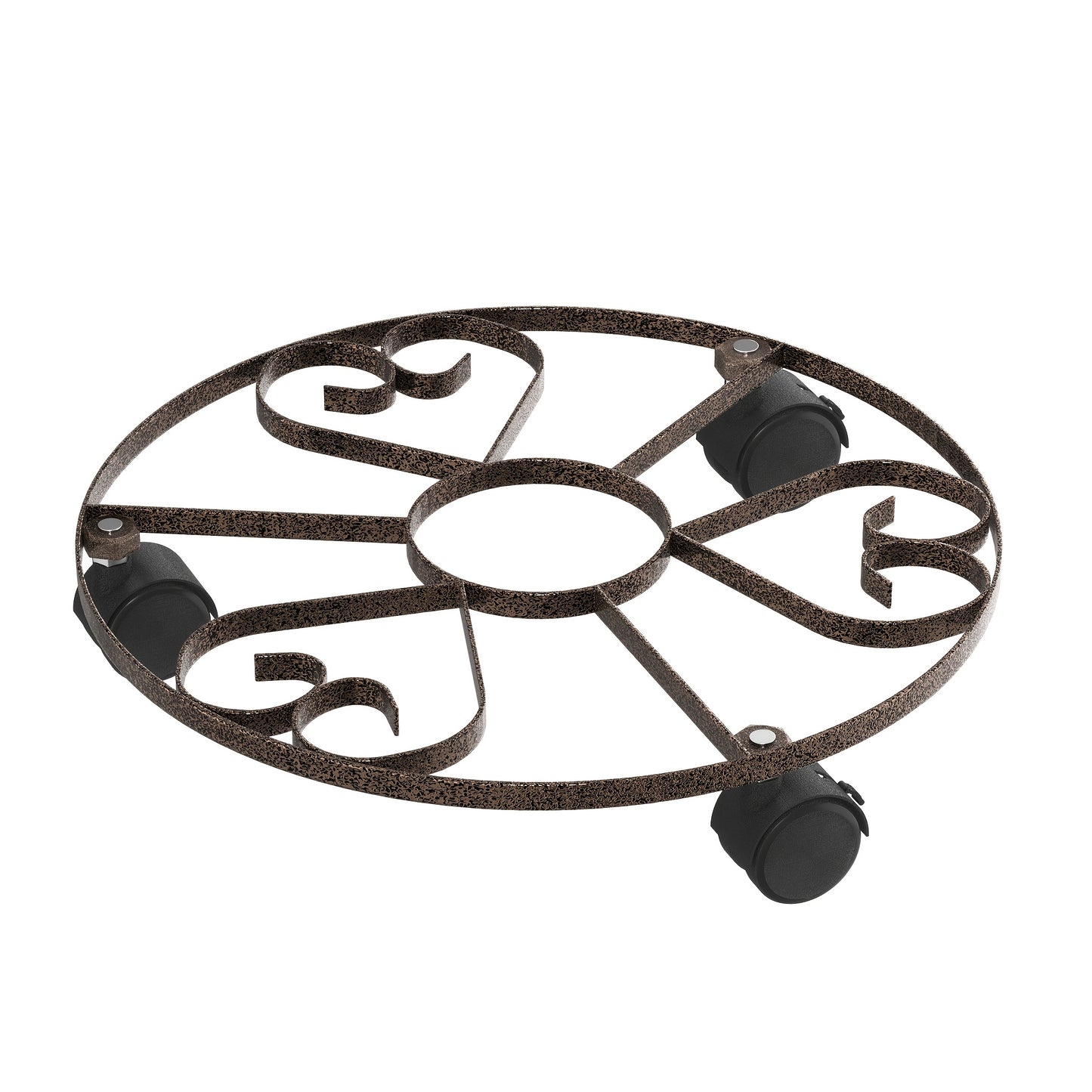 Plantenwagen – Plantenroller – Bloempot trolley – Plantentrolley – Plantenkar – Metaal – Draagvermogen 150 kg – 4 PU-wielen