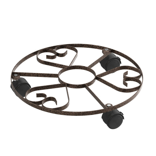 Plantenwagen – Plantenroller – Bloempot trolley – Plantentrolley – Plantenkar – Metaal – Draagvermogen 150 kg – 4 PU-wielen