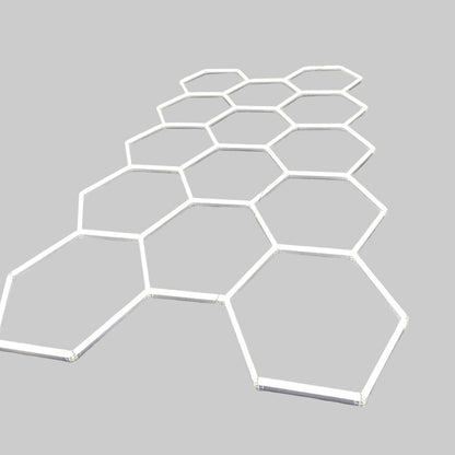 LED Hexagon Lamp – LED Lichtbuis – Garageverlichting – Werkplaatslamp – Industrieel Plafondlamp – Superhelder 6500K – Energiezuinig 85-265V