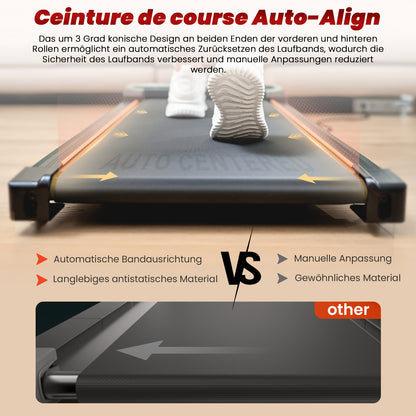 Loopband – Wandelband – Walking Pad – Treadmill – Hometrainer – Inklapbaar – 15% Helling – Stil Met Afstandsbediening