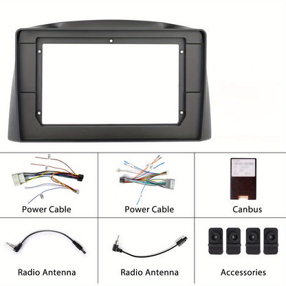 PODOFO 2G + 64G Android 15 Car Radio for Jeep Grand Cherokee 2005-2007 with Wireless Carplay Android Car, Radio 25.4 cm Touchscreen Navigation DSP B/T WiFi FM/RDS Radio, Steering