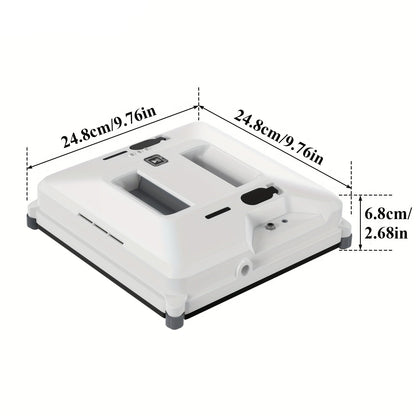 Raamwisser Robot – Raamreiniger – Ramenwasser – Glasreiniger – Automatische Ramenreiniger – Draadloze Afstandsbediening – Edge Sensing Technologie – Noodstroomvoorziening – Wit