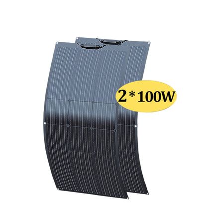 200W Zonnepaneel – Solar Panel – PV Module – Zonne-energie Module – Zonnecel Paneel – All Black Monokristallijn – Hoog Rendement – Weerbestendig Design
